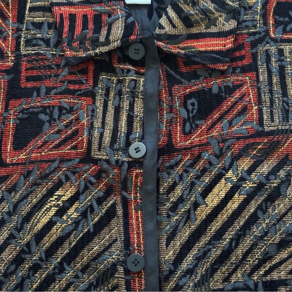 Coldwater Creek rust gold long sleeve button up jacket shirt top size XS
b36 - Picture 3 of 4